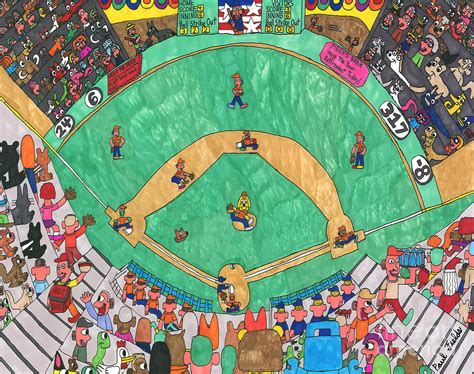 Baseball Field Drawing at GetDrawings | Free download