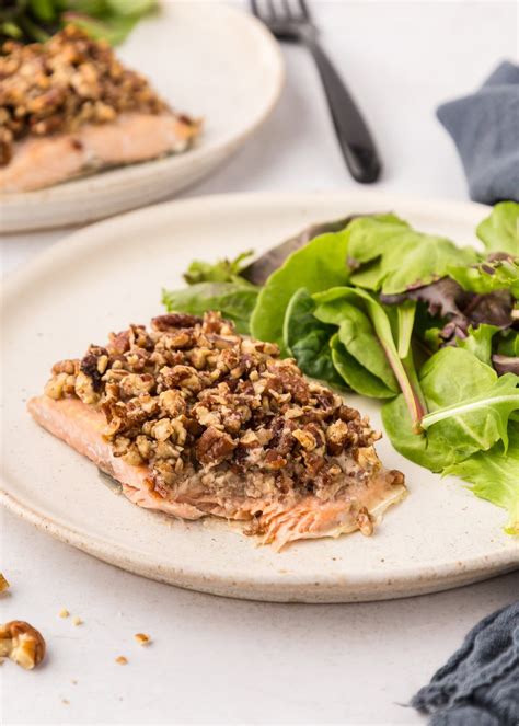 Pecan Crusted Salmon | Living Chirpy