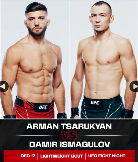 It's Arman Tsarukyan fight night tonight! He's a championship caliber ...