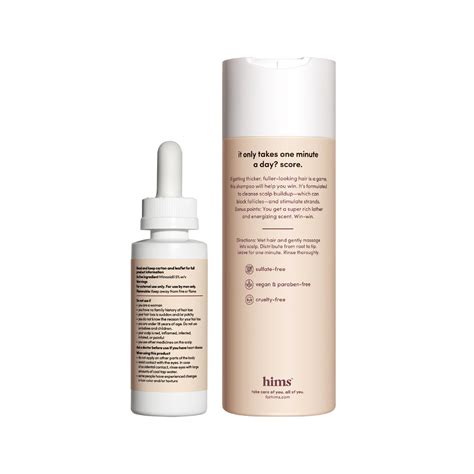 Mua hims Thick Fix Shampoo & Minoxidil Serum 5% - Hair Loss Treatment ...