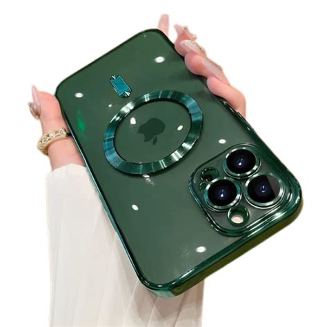 VONZEE Clear Logo Electroplating Transparent Case for iPhone 13 Pro Max ...