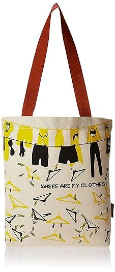 kanvas katha Women's Tote Bag (Ecru) (KKNB/AMZ/SS16/001E) : Amazon.in ...