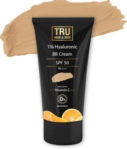TRU HAIR & SKIN Hyaluronic BB Cream with SPF 50 | Toffee Brown - Price ...