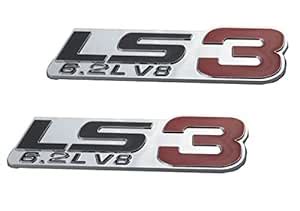 Aimoll LS3 6.2L V8 Engine Emblems Badge, for Gm Chevy Chevrolet ...