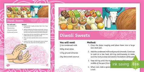 Easy Diwali Sweets Recipe - Festivals and Celebrations