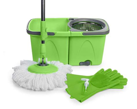 SoftSpin Spin Mop and Bucket – 2 Stage Floor Mop System with Built-in ...