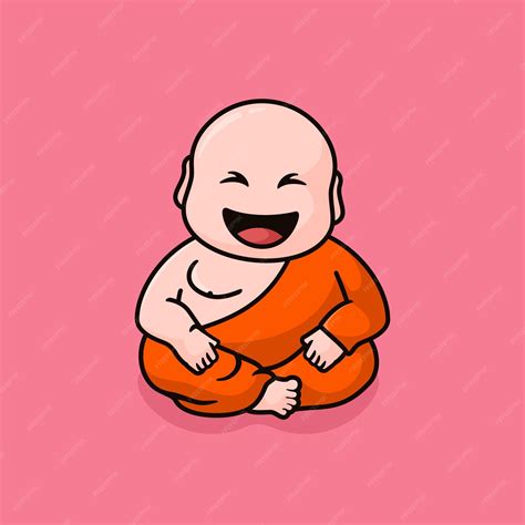 Simple Buddha Drawing Happy