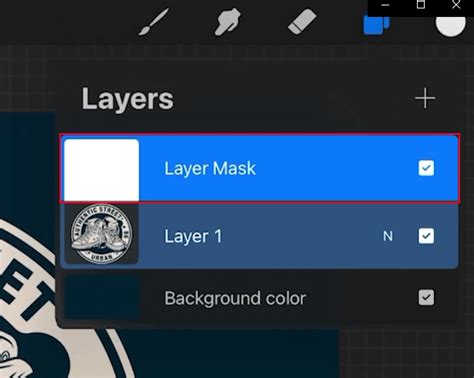 Procreate Layer Mask 的图像结果