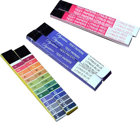 THE FIRST LAB Litmus Paper pH Test Strips, Full Range 0-14, Acid/Base ...
