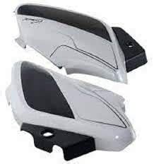 TAWAR ENTREPRISE Side Panel For Splendor I Smart (Silver/Black ...
