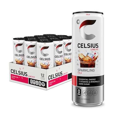 Snapklik.com : CELSIUS Sparkling Cola, Functional Essential Energy ...