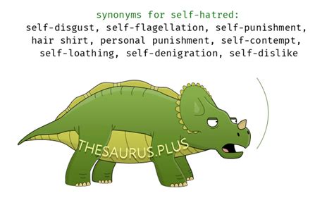 13 Self-hatred Synonyms. Similar words for Self-hatred.