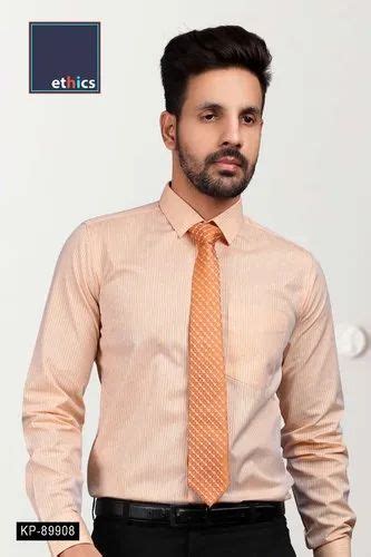 Mens Formal Shirt - Blue Chex Formal Uniform Shirts for Corporate ...