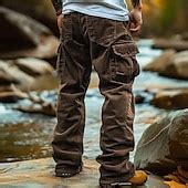 Men's Cargo Pants Corduroy Pants Trousers Baggy Pants Casual Pants ...