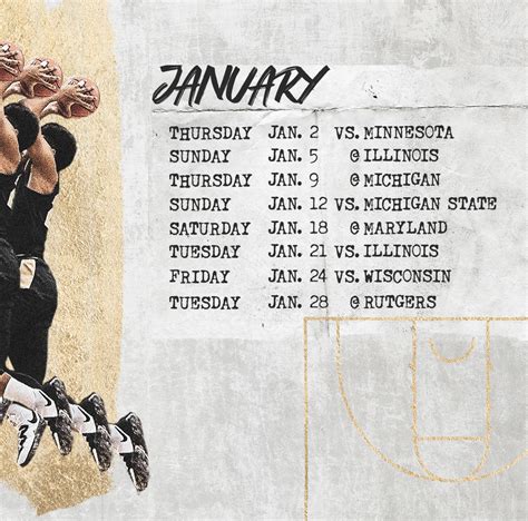 Printable Purdue Basketball Schedule