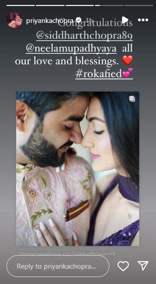 Priyanka Chopra's brother Siddharth gets 'Rokafied' to Neelam; actress ...