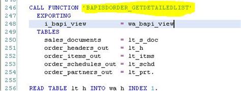 Image result for Bapi Sales Order