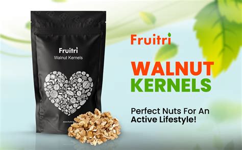 Fruitri California Broken Walnuts Without Shell, Light Golden Akhrot ...
