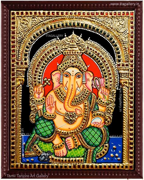 Ganesha Tanjore Painting