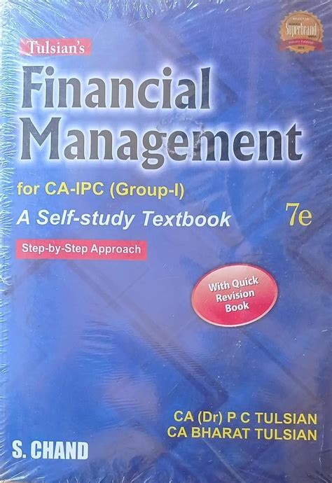 Amazon.in: Buy Financial Management for CA-IPC (Group-I) By PC Tulsian ...