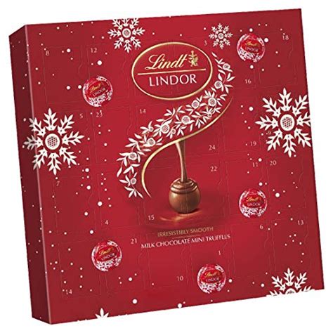 Buy Lindt Lindor Milk Chocolate Mini Advent - 24 Milk Chocolate Mini ...