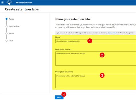 Image result for Creating Retention Labels Disposition