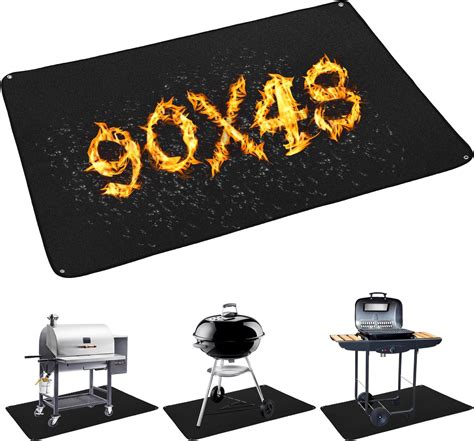Amazon.com: TOHONFOO 90 x 48 in Extra Large Grill Mat for Outdoor Grill ...