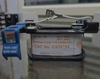 Spare Coil, MNX185 TO MNX250 240V 50Hz/288V 60Hz, Ordering Code CS94194 ...