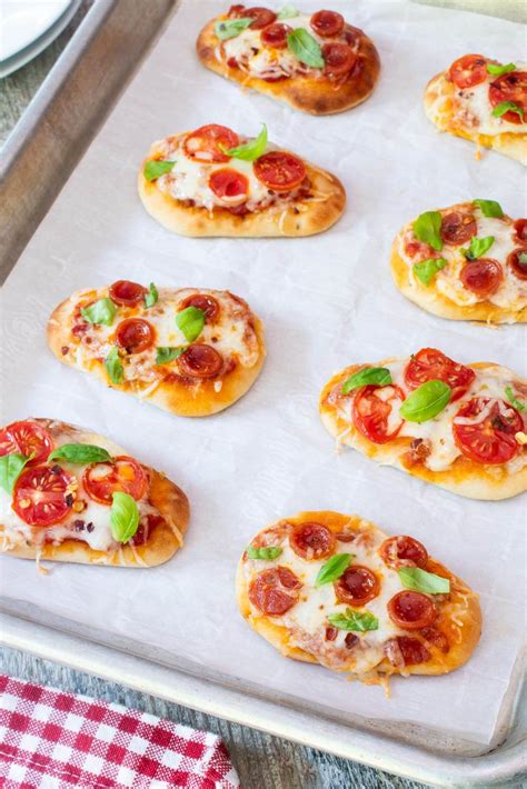 Mini Naan Pizzas | For the Love of Cooking Mini Naan Pizzas