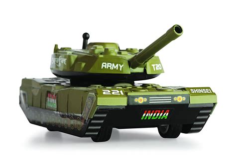 Buy Shinsei Toys Pull Back Battle Tank | Army Tank | Miniature Scaled ...