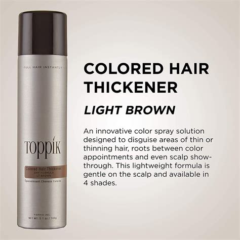 Toppik Colored Hair Thickener Spray - - Planet Beauty