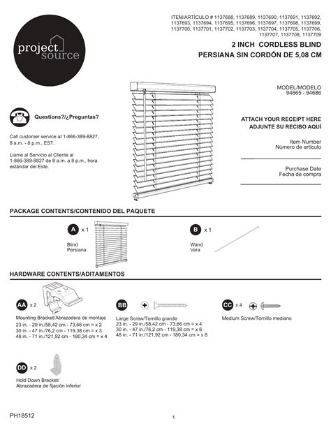 Image result for How to Install Project Source Blind
