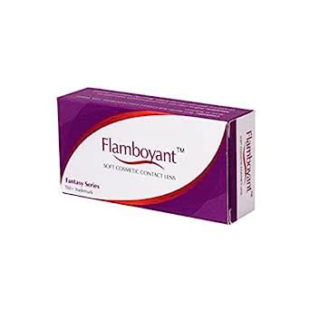 Flamboyant Fantasy Series Disposable Colour Monthly Contact Lens (Grey ...