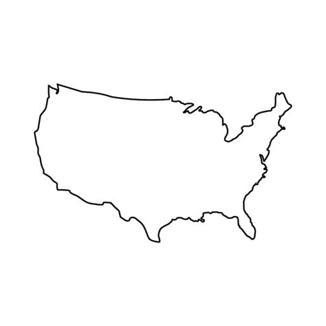 Mapa usa kontur Zdjęcia - darmowe pobieranie na Freepik