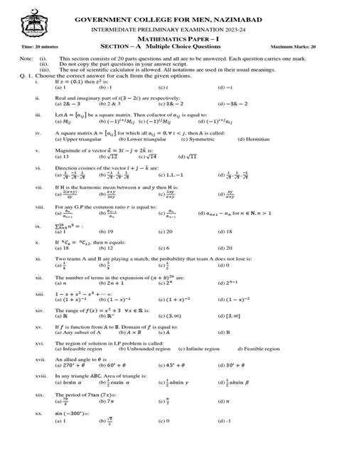 Image result for Mathematic Exam Paper