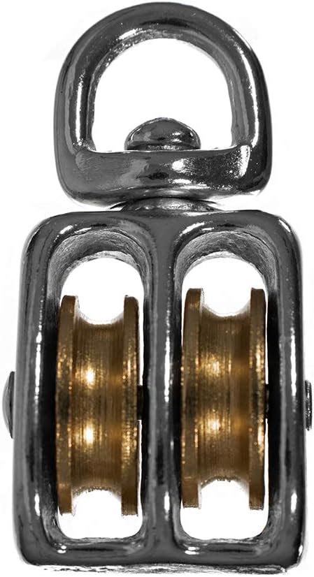 GOLBERGG Swivel Double Wheel Rope Pulley - 1 Inch Sheave India | Ubuy