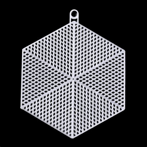 Buy Embroidery Canvas Mesh Plastic Sheets For Cross Stitching Hexagon ...