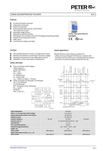 All PETER Electronic catalogs and technical brochures