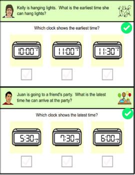 Image result for Clock as a Number Line Interactive Activity
