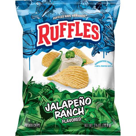 Ruffles, Jalapeno Ranch Flavored, Potato Chips - SmartLabel™