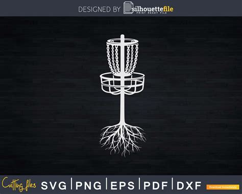 Disc Golf Tree Roots Basket Frisbee Frolf Disc Golfer Svg T-shirt ...
