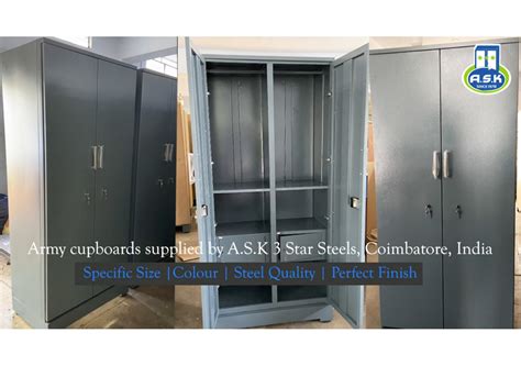 Army Cupboards supplied by ASK 3 Star Steels to School of our Indian ...