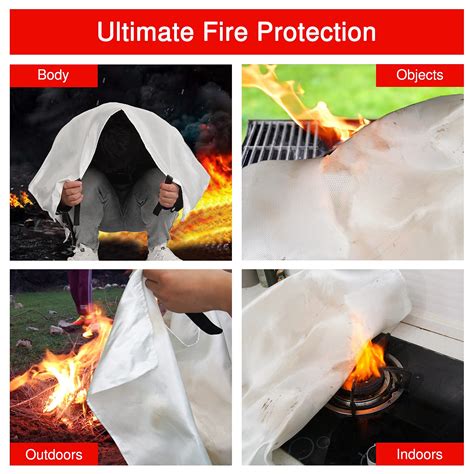 Snapklik.com : Fire Blanket For Home Safety X2 Emergency Fire Blanket ...