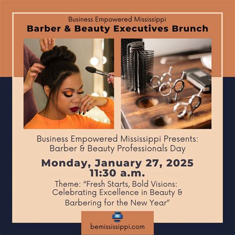 Barbers & Beauty Executives Brunch 2025, Table 100, Flowood, 27 January ...