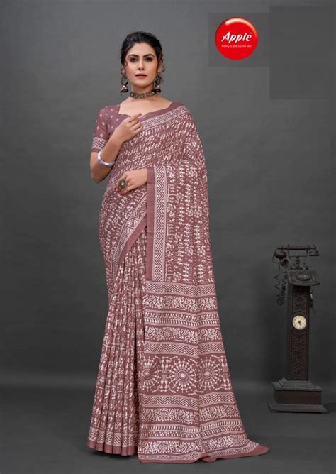 Apple Kumkum Silk Vol 11 Printed Designer Saree Collection