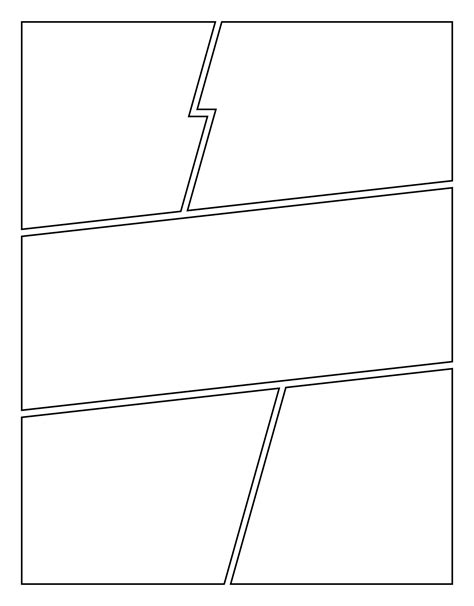 Comic Book Panel Template