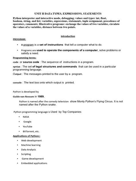 Freshman Computer Programming Unit Two 的图像结果