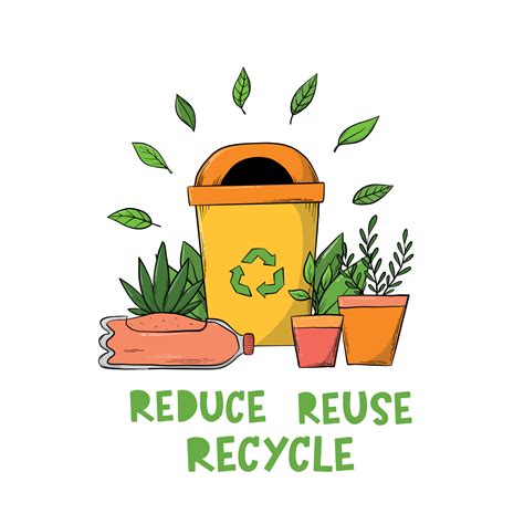 Reduce Reuse And Recycle Resource Conservation Stock