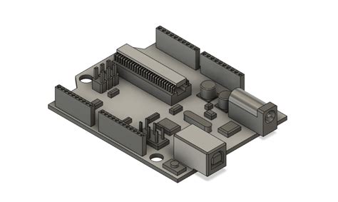 How Arduino Project Model in AutoCAD 的图像结果