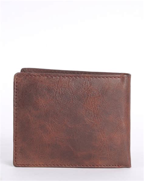 Buy Brown WILDHORN RFID Protected Genuine Leather Bi-Fold Wallet with ...